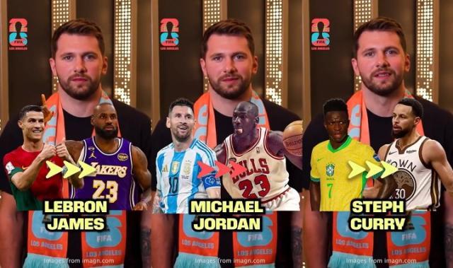 FB体育官方入口-东契奇对标足坛和NBA巨星：C罗是詹姆斯，梅西乔丹